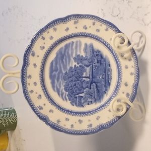 Grindley English Landscapes Blue Dinner Plate